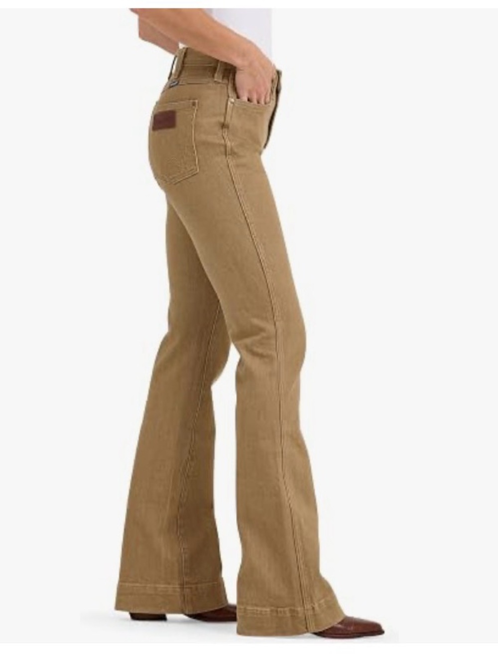 Wrangler Women's Tan denim trousers